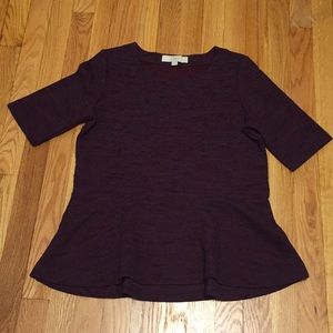 *SALE* Ann Taylor Loft Peplum Top
